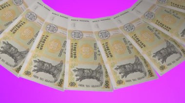 Fantezi Döngü Tasarımı Moldova 'nın 500 Leu Curency