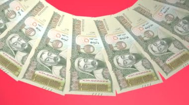 Moğolistan 'ın Resmi Döngü Tasarımı 500 Tugrik Curency