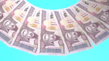 Resmi Döngü Tasarımı Moğolistan 'ın 5000 Tugrik Curency' si