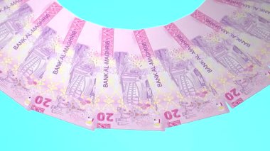 İlham verici Döngü Tasarımı Fas 'ın 20 Dirham Curency' si