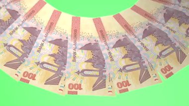 İlham verici Döngü Tasarımı Fas 'ın 100 Dirham Curency' si