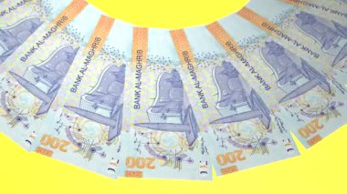 İlham verici Döngü Tasarımı Fas 'ın 200 Dirham Curency