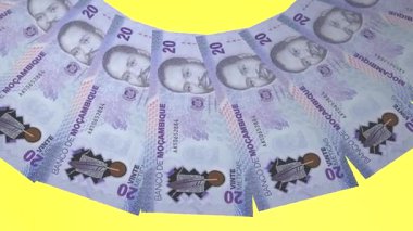 Büyüleyici Döngü Tasarımı Mozambik 'in 20 Matematiksel Curency