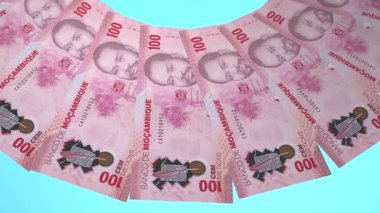 Büyüleyici Döngü Tasarımı Mozambik 'in 100 Matematiksel Curency