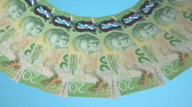 Süslü Döngü Tasarımı Yeni Zelanda 'nın 20 Dolarlık Para Birimi