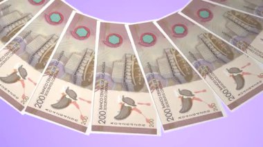 Nikaragua 'nın Uyumlu Döngü Tasarımı 200 Cordoba Curency