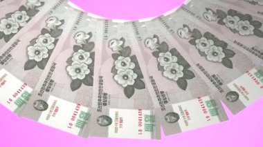 Işıl ışıl döngü tasarımı Kuzey Kore 'nin 100 Won Curency