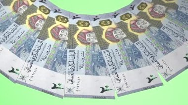 Canlı Döngü Tasarımı Umman 'ın 20 Rial Curency of Umman