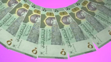 Canlı Döngü Tasarımı Umman 'ın 50 Rial Curency