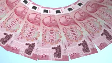Paraguay 'ın Çarpıcı 5000 Döngü Tasarımı Guarani Curency