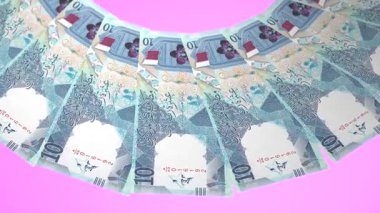 Serene Döngü Tasarımı Katar 'ın 10 Riyal Curency