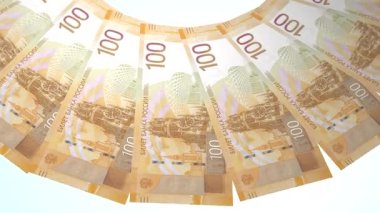 İlahi Döngü Tasarımı Rusya 'nın 100 Ruble Curency' si