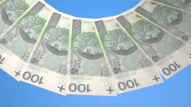 Dinamik Döngü Tasarımı Polonya 'nın 100 Zloty Curency