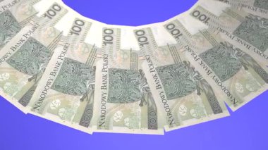 Dinamik Döngü Tasarımı Polonya 'nın 100 Zloty Curency