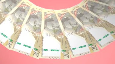 Noble Looping Design 20 Nuevo Sol Curency of Peru