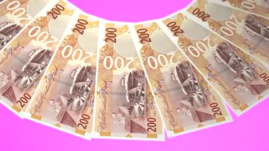 Serene Döngü Tasarımı Katar 'ın Rial Curency 200