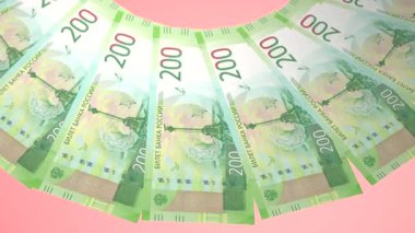 İlahi Döngü Tasarımı Rusya 'nın 200 Ruble Curency' si