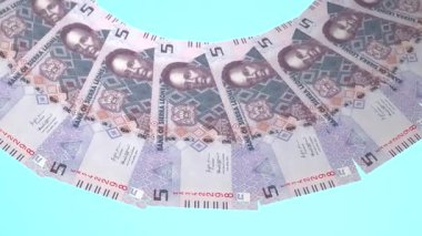 Şiirsel Döngü Tasarımı 5 Leone Sierra Leone Curency