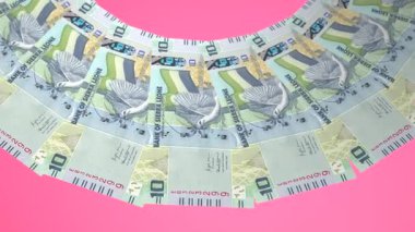 Şiir Döngüsü Tasarımı Sierra Leone 'nin 10 Leone Curency