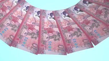Solomon Adaları Regal Döngü Tasarımı 10 Dolar Curency