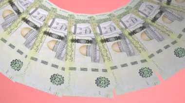 Ruhsal Döngü Tasarımı Suudi Arabistan 'ın 50 Rial Curency' si