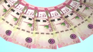 Ruhsal Döngü Tasarımı Suudi Arabistan 'ın 100 Riyal Curency' si