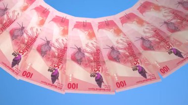 Hassas Döngü Tasarımı Seyşeller 'in 100 Rupi Curency' si