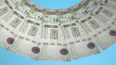 Ruhsal Döngü Tasarımı Suudi Arabistan 'ın 200 Rial Curency' si