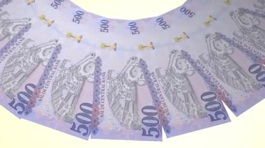 Ruhsal Döngü Tasarımı Suudi Arabistan 'ın 500 Rial Curency' si