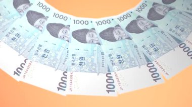Ruhsal Döngü Tasarımı Güney Kore S.K. 'nın 1000 Won Curency' si. Kazandı