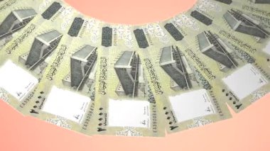 Mistik Döngü Tasarımı 20.000 Şilin Somali Curency