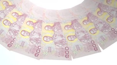 döngü canlandırma videosunda dünya para birimi