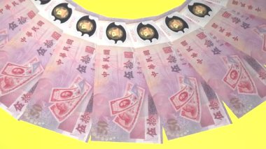 döngü canlandırma videosunda dünya para birimi