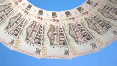 döngü canlandırma videosunda dünya para birimi