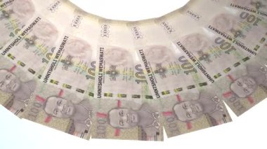 döngü canlandırma videosunda dünya para birimi