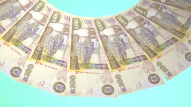 döngü canlandırma videosunda dünya para birimi