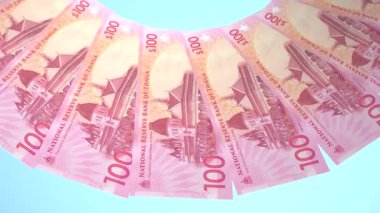 döngü canlandırma videosunda dünya para birimi