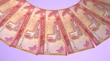 döngü canlandırma videosunda dünya para birimi