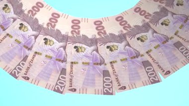 döngü canlandırma videosunda dünya para birimi