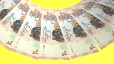 döngü canlandırma videosunda dünya para birimi