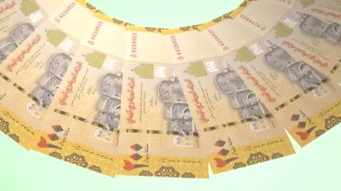 döngü canlandırma videosunda dünya para birimi