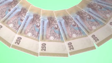 döngü canlandırma videosunda dünya para birimi