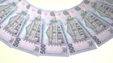 döngü canlandırma videosunda dünya para birimi