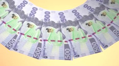 döngü canlandırma videosunda dünya para birimi