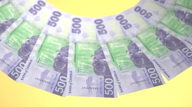 döngü canlandırma videosunda dünya para birimi