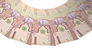 döngü canlandırma videosunda dünya para birimi