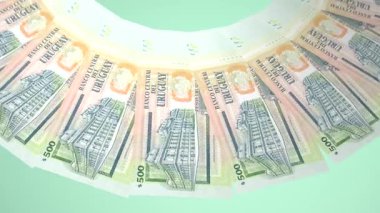 döngü canlandırma videosunda dünya para birimi