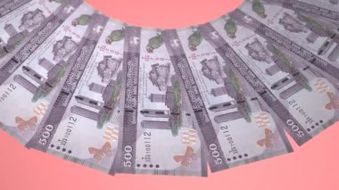 döngü canlandırma videosunda dünya para birimi