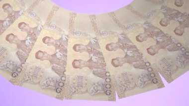 döngü canlandırma videosunda dünya para birimi