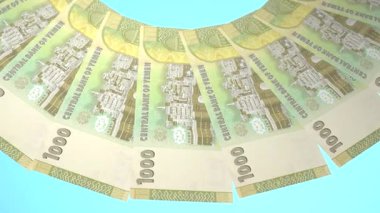 döngü canlandırma videosunda dünya para birimi